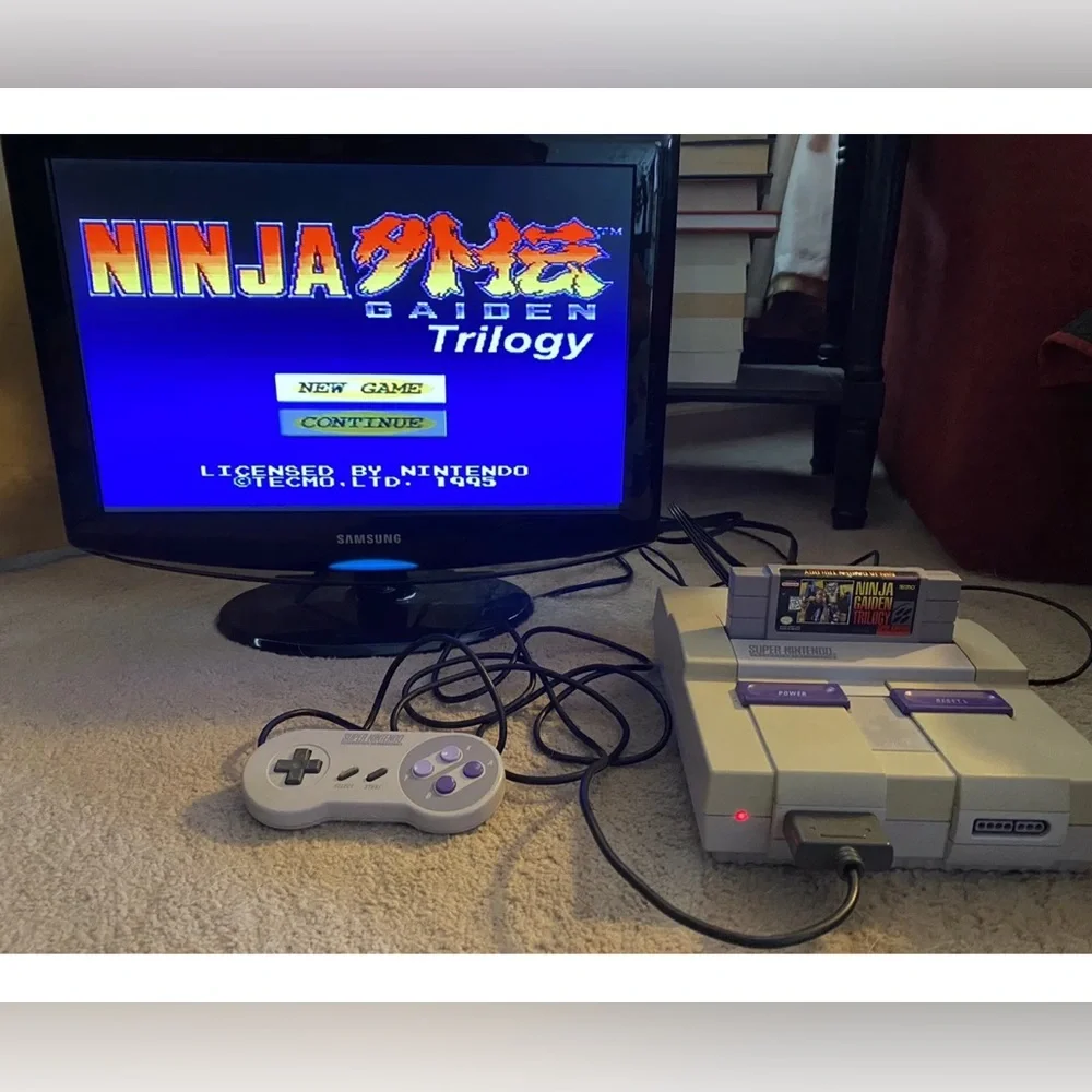 Super Nintendo SNES Original System Console- Tested & Working - NO GAME INCLUDED